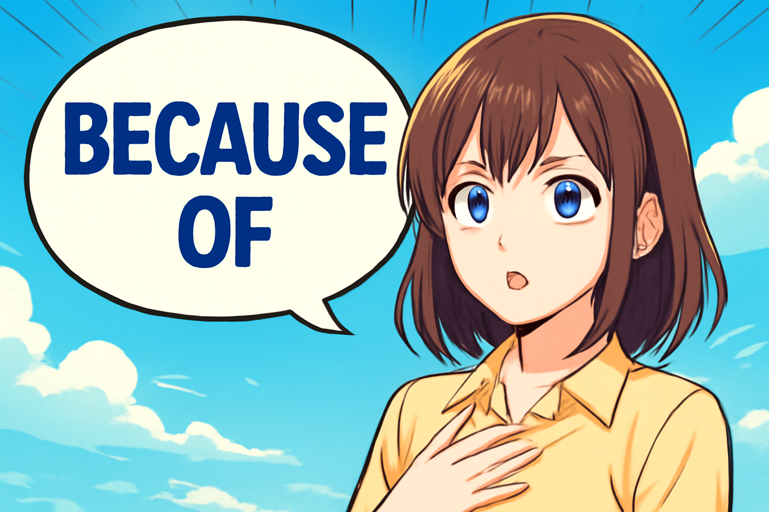 「because of」の核心的な意味とは？